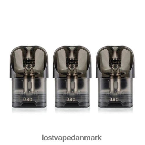 Lost Vape URSA udskiftning af bælg | 2,5 ml (3-pak) grøn 0,8 ohm P4HP125 Lost Vape Flavors Danmark