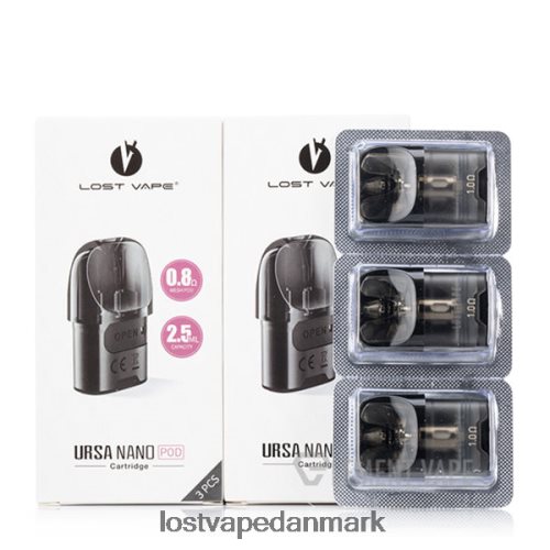 Lost Vape URSA udskiftning af bælg | 2,5 ml (3-pak) lyserød 1.ohm P4HP128 Lost Vape Price Danmark