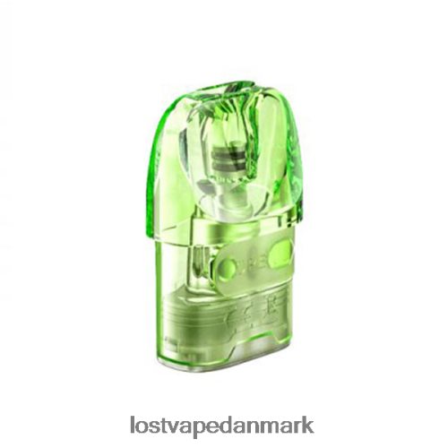 Lost Vape URSA udskiftningspuder grøn (2,5 ml tom pod-patron) P4HP213 Lost Vape Near Me