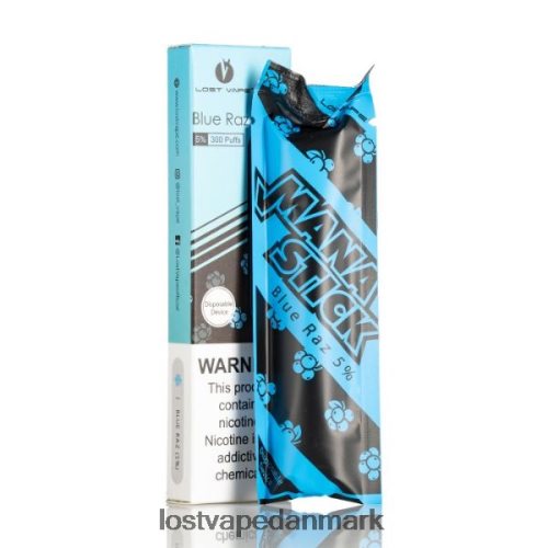 Lost Vape Mana engangspind | 300 pust | 1,2 ml blå raz 5% P4HP519 Lost Vape Contact