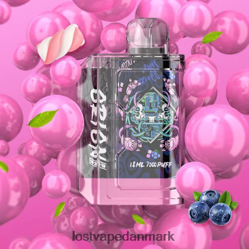 Lost Vape Orion engangsbar | 7500 pust | 18ml | 50 mg blå bomuldsbolche P4HP78 Lost Vape Price Danmark