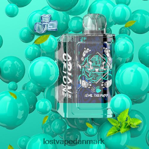 Lost Vape Orion engangsbar | 7500 pust | 18ml | 50 mg blå mynte P4HP81 Lost Vape Danmark