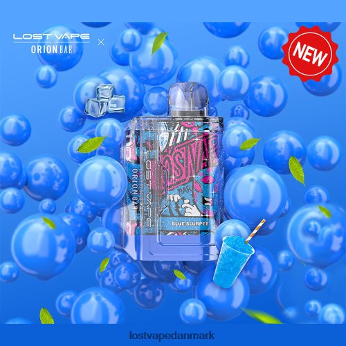 Lost Vape Orion engangsbar | 7500 pust | 18ml | 50 mg blå slurpee P4HP88 Lost Vape Price Danmark