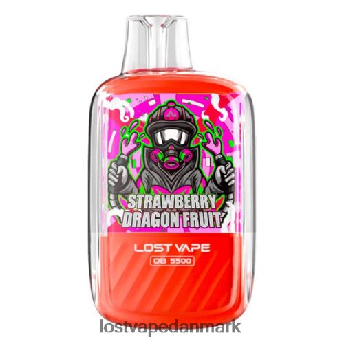 Lost Vape Orion ob5500 5500 pust 14ml 50mg engangs jordbær drage frugt P4HP106 Lost Vape Wholesale