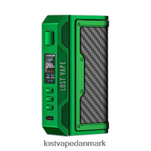 Lost Vape Thelema quest 200w mod grøn/kulfiber P4HP184 Lost Vape Pods Near Me