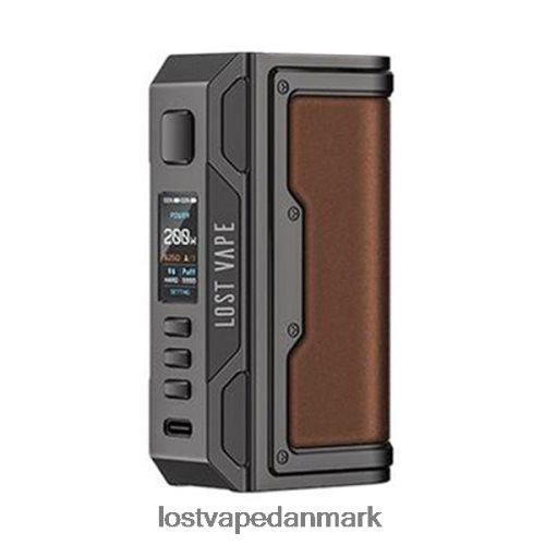 Lost Vape Thelema quest 200w mod gunmetal/læder P4HP182 Lost Vape Copenhagen