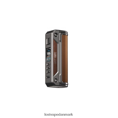Lost Vape Thelema solo 100w mod gunmetal/okre brun P4HP248 Lost Vape Price Danmark