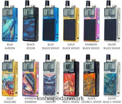 Lost Vape Quest orion q pod enhed komplet sæt sort vævning P4HP397 Lost Vape Review Danmark