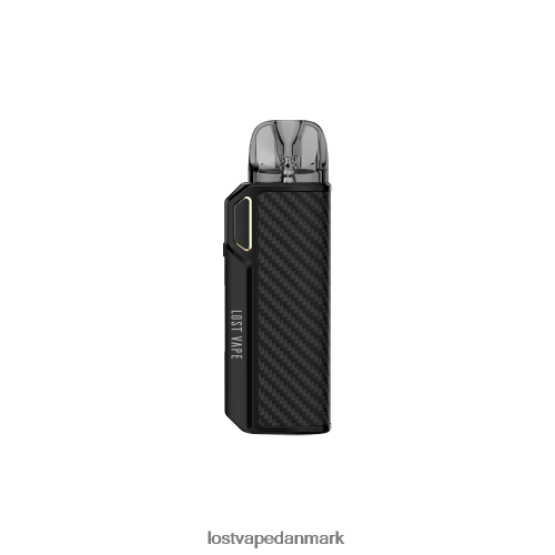 Lost Vape Thelema elite pod system kit sort kulstof P4HP331 Lost Vape Danmark