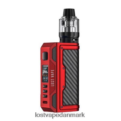Lost Vape Thelema quest 200w sæt mat rød/kulfiber P4HP139 Lost Vape Contact