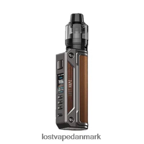 Lost Vape Thelema solo 100w sæt gunmetal/okre brun P4HP167 Lost Vape Review Danmark
