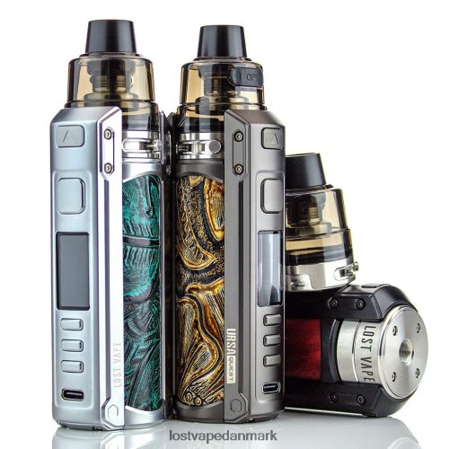 Lost Vape URSA Quest multi kit | 100w sort/rød sandeltræ P4HP189 Lost Vape Contact