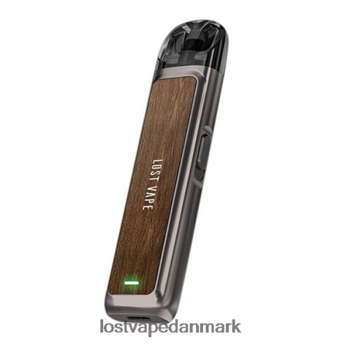 Lost Vape URSA pod kit | 800 mah gunmetal valnøddetræ P4HP223 Lost Vape Near Me
