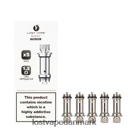 Lost Vape Lyra udskiftningsspoler (5-pak) almindelig spole 1,2ohm P4HP432 Lost Vape Copenhagen