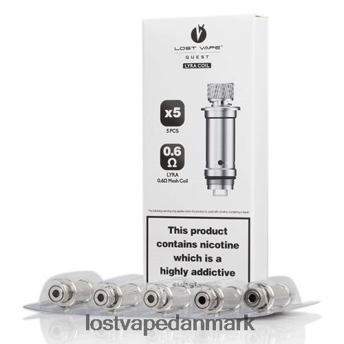 Lost Vape Lyra udskiftningsspoler (5-pak) mesh spole 0,6ohm P4HP391 Lost Vape Danmark