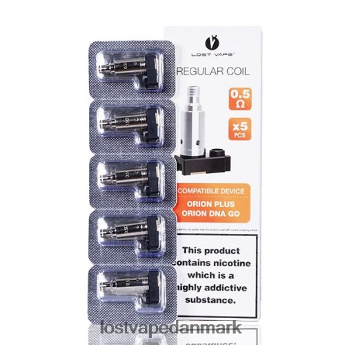 Lost Vape Orion plus dna-erstatningsspoler (5-pak) 0,5 ohm P4HP326 Lost Vape Wholesale