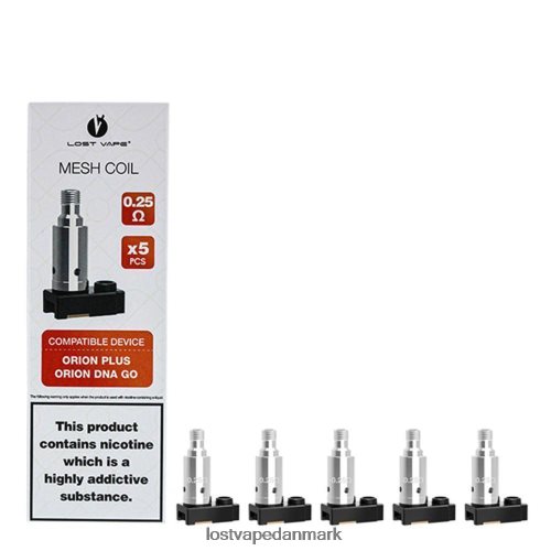 Lost Vape Orion plus dna-erstatningsspoler (5-pak) 0,5 ohm P4HP326 Lost Vape Wholesale