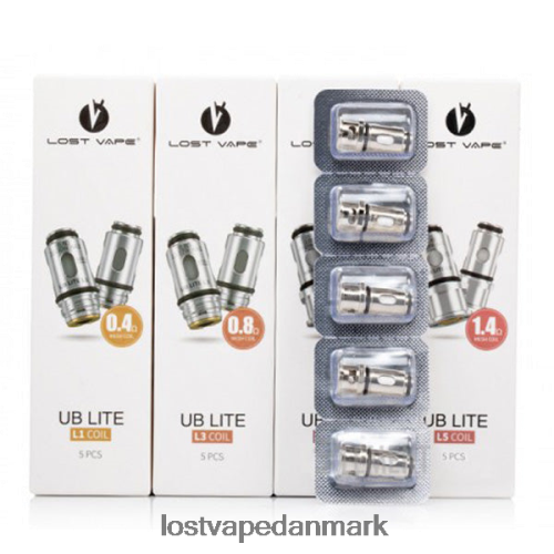 Lost Vape UB lite spoler (5-pak) l1 0,4 ohm P4HP5 Lost Vape Flavors Danmark